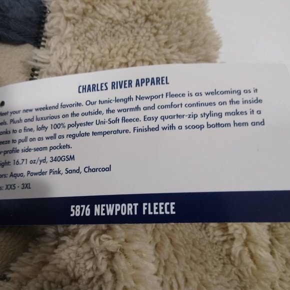 Charles River Apparel Women's Newport Fleece XXS - Picture 8 of 8
